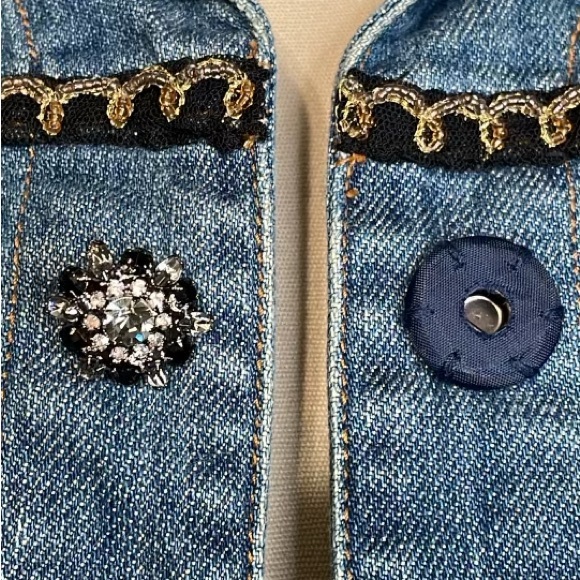 Berek by takako Sakon designer denim jacket , size large. - Picture 4 of 13